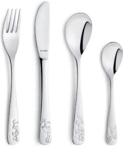 Amefa Forest Friends 4-delig Kinderbestek