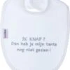 Petit Villain Wit/Grijs 'Ik Knap? Dan Heb Je Mijn Tante Nog Niet Gezien' Slab 1 Petit Villain Wit/Grijs 'Ik Knap? Dan Heb Je Mijn Tante Nog Niet Gezien' Slab -BIBS Shop 1022x1200