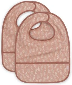 Jollein Slab Waterproof Meadow - Rosewood - 2 Stuks