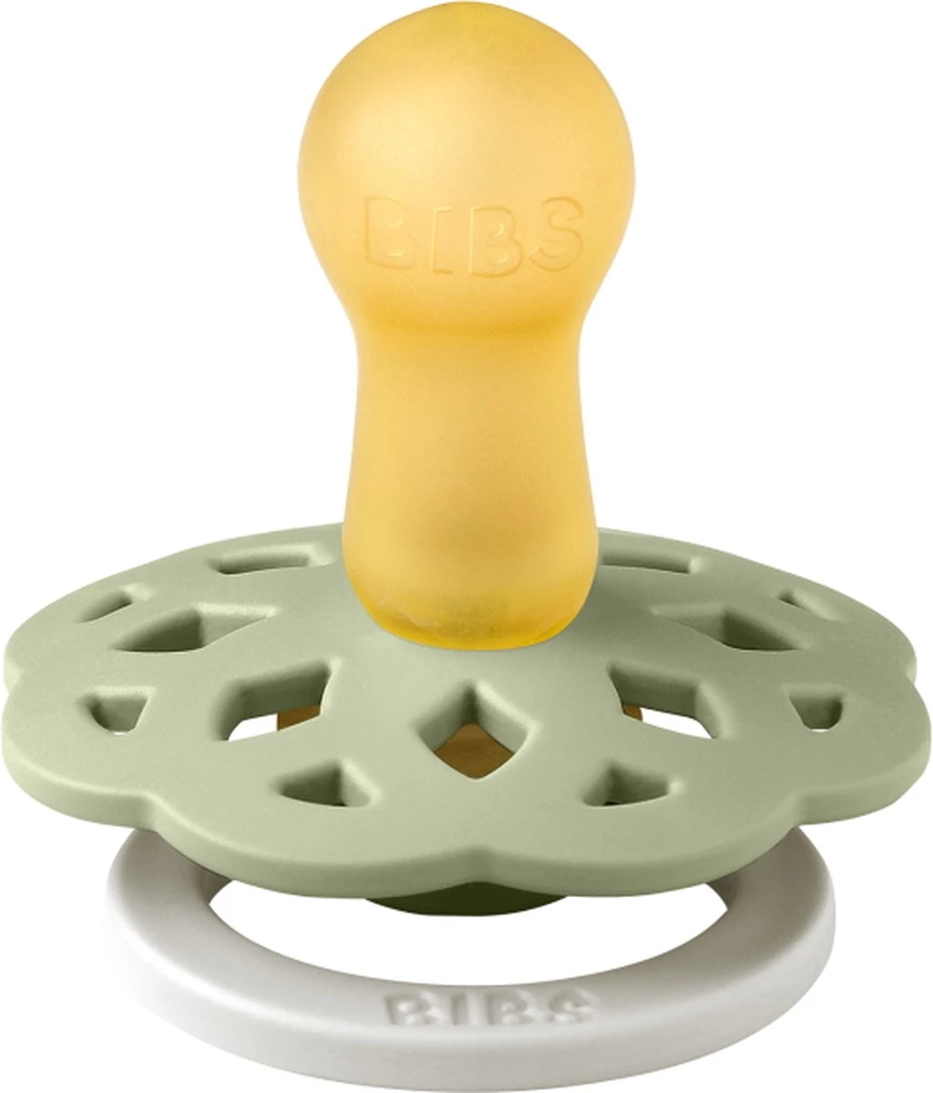 Bibs Boheme Glow In The Dark Sage 6-18 Mnd Fopspeen 220270C 4 Bibs Boheme Glow In The Dark Sage 6-18 Mnd Fopspeen 220270C - Afbeelding 2