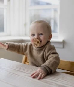 BiBS - Boheme Pacifier Glow In The Dark - Stage 1 Fopspeen - 2 Stuks - Blush Glow / Vanilla Glow -BIBS Shop 1025x1200