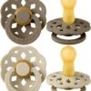BiBS - Boheme Pacifier - Stage 1 Fopspeen - 2 Stuks - Vanilla / Dark Oak -BIBS Shop 1032x1200 1