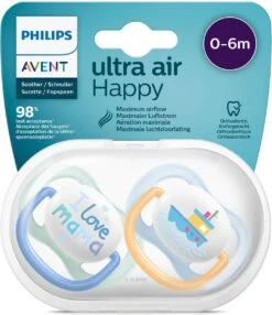 Philips Avent Ultra Air-fopspeen SCF080/01 - Fopspeen - 0-6 Maanden - 2 Stuks 23 Philips Avent Ultra Air-fopspeen SCF080/01 - Fopspeen - 0-6 Maanden - 2 Stuks -BIBS Shop 1037x1200