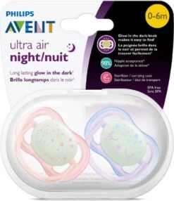 Philips Avent SCF376/12 Fopspeen - Oplichtende Ultra Air 37 Philips Avent SCF376/12 Fopspeen - Oplichtende Ultra Air -BIBS Shop 1038x1200 1