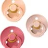 Bibs Fopspeen - Maat 1 0-6 Maanden - 3 Stuks - Peach, Blush, Coral -BIBS Shop 1049x1200 1