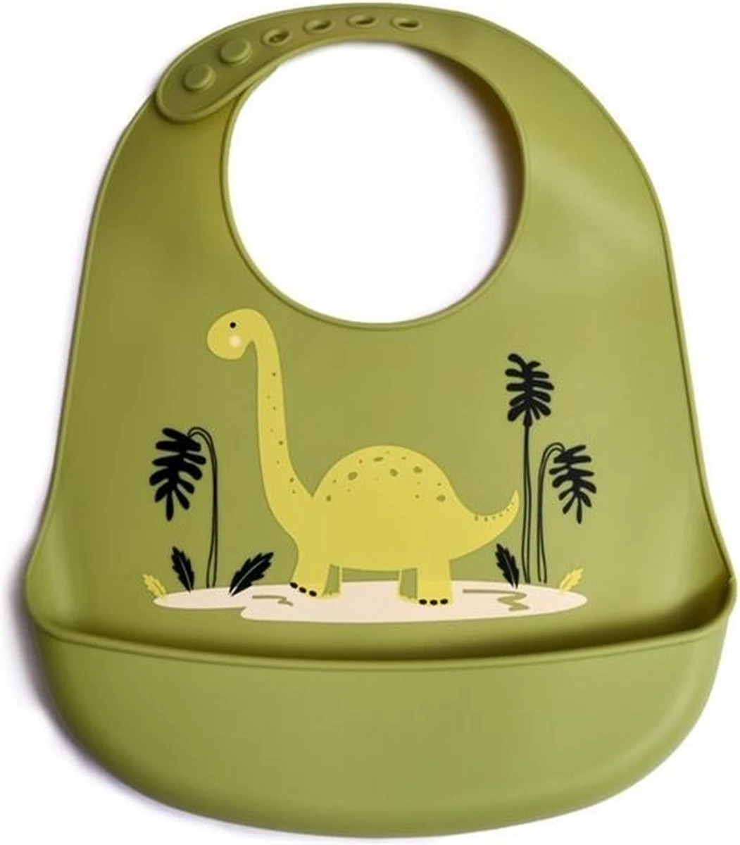 Telano® Slabbetje Met Opvangbakje Dino - Siliconen Slabber Baby Peuter - Verstelbaar En Waterproof - Kraamcadeau - Dinosaurus 3 Telano® Slabbetje Met Opvangbakje Dino - Siliconen Slabber Baby Peuter - Verstelbaar En Waterproof - Kraamcadeau - Dinosaurus