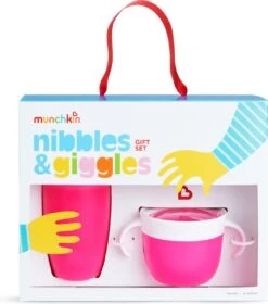 Munchkin Nibbles And Giggles Pink -BIBS Shop 1057x1200