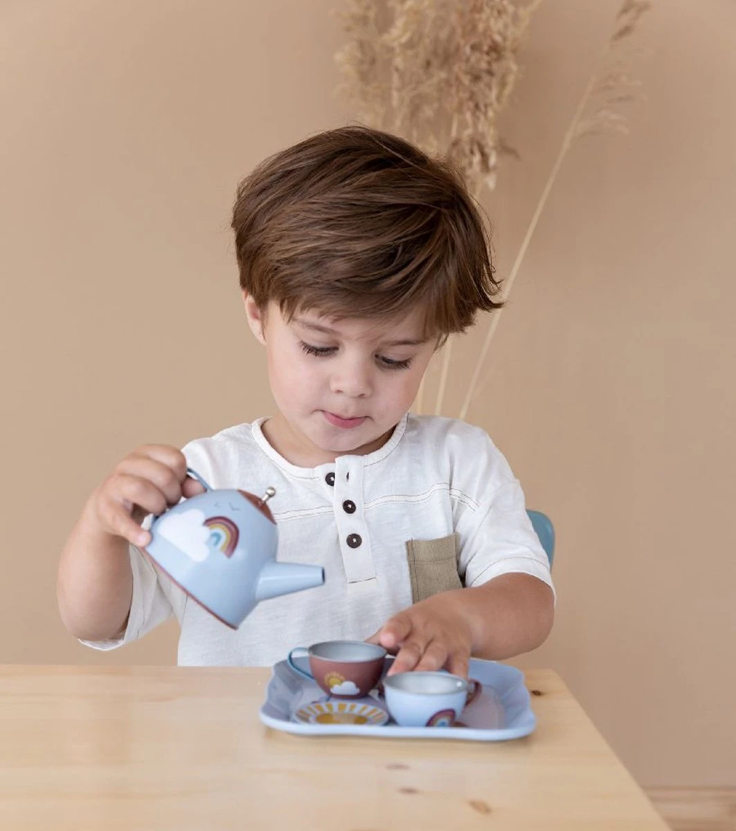 Merkloos Little Dutch - Servies In Koffer - Rainbow - Thee Set - Keuken Speelgoed 8 Merkloos Little Dutch - Servies In Koffer - Rainbow - Thee Set - Keuken Speelgoed - Afbeelding 6