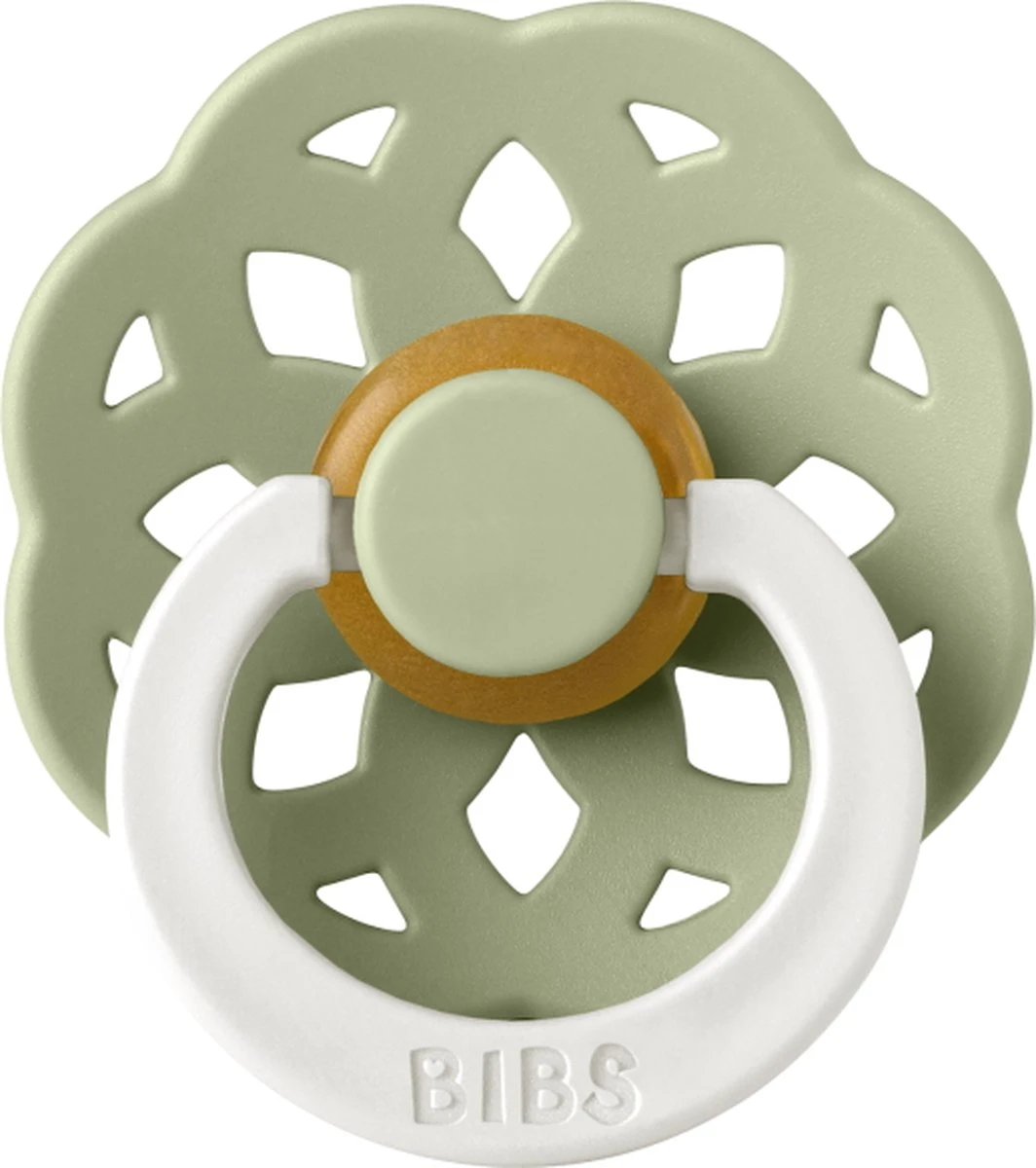 Bibs Boheme Glow In The Dark Sage 6-18 Mnd Fopspeen 220270C 6 Bibs Boheme Glow In The Dark Sage 6-18 Mnd Fopspeen 220270C - Afbeelding 4