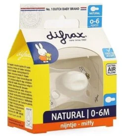 Difrax Fopspeen 0-6 Maanden Natural Speen - Nijntje - 1 Stuk 18 Difrax Fopspeen 0-6 Maanden Natural Speen - Nijntje - 1 Stuk -BIBS Shop 1072x1200 2