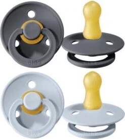 BiBS - Colour Collection - Stage 3 Fopspeen - 18+ Maanden - 2 Stuks - Iron / Baby Blue -BIBS Shop 1078x1200 1