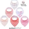 MINIIYOU Bandana Kwijlslabbetjes - Roze/Wit - 6 Stuks - Puntslabbetjes - Katoen 2 MINIIYOU Bandana Kwijlslabbetjes - Roze/Wit - 6 Stuks - Puntslabbetjes - Katoen -BIBS Shop 1092x1200