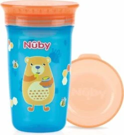 Nûby - Oefenbeker - 360° Wonder Cup - 300ml - Blauw - 6m+ 13 Nûby - Oefenbeker - 360° Wonder Cup - 300ml - Blauw - 6m+ -BIBS Shop 1096x1200 4