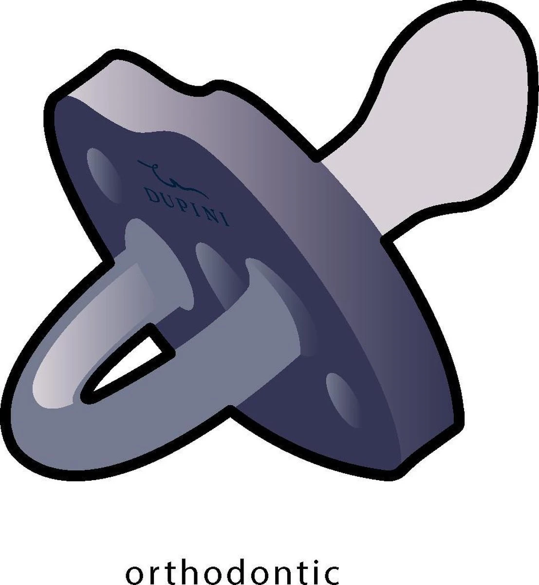 Dupini 100% Natuurrubber Speen/fopspeen - Orthodontic Maat M 6 Dupini 100% Natuurrubber Speen/fopspeen - Orthodontic Maat M - Afbeelding 4