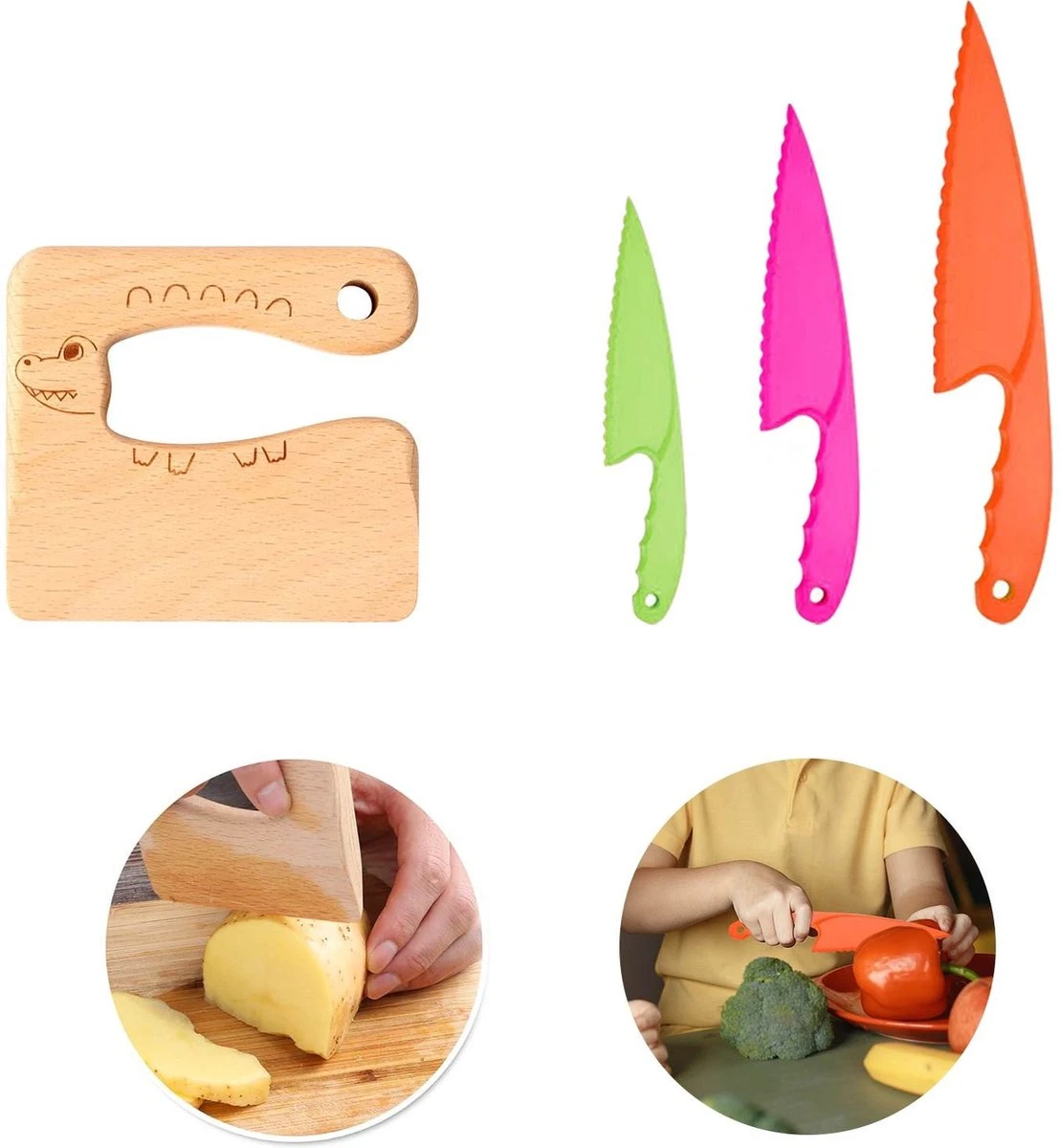 Bunz - 6 - Delig Kindermessen Set Voor Jongens - Kindermessen - - Kinderbestek - Kindvriendelijk 9 Bunz - 6 - Delig Kindermessen Set Voor Jongens - Kindermessen - - Kinderbestek - Kindvriendelijk - Afbeelding 7