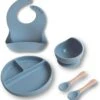 Kids Cultures | Kinderservies | Kinderbord En Kom Met Zuignap | Baby Servies | Blauw -BIBS Shop 1111x1200 1