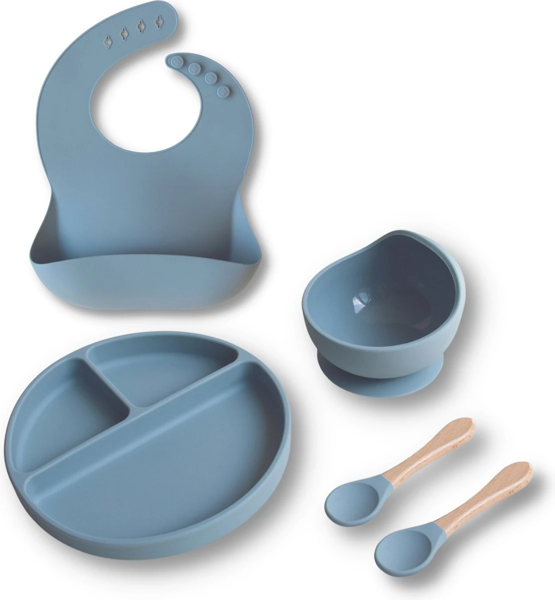 Kids Cultures | Kinderservies | Kinderbord En Kom Met Zuignap | Baby Servies | Blauw 3 Kids Cultures | Kinderservies | Kinderbord En Kom Met Zuignap | Baby Servies | Blauw