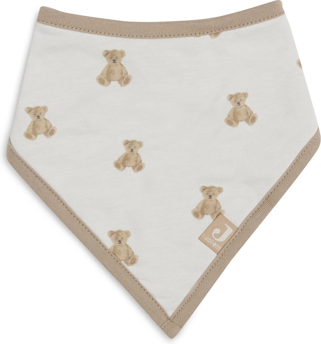 Jollein Slab Bandana Teddy Bear - 2 Stuks - GOTS 5 Jollein Slab Bandana Teddy Bear - 2 Stuks - GOTS - Afbeelding 3