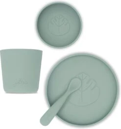 Jollein Kinderserviesset Siliconen 4-delig - Ash Green 18 Jollein Kinderserviesset Siliconen 4-delig - Ash Green -BIBS Shop 1126x1200 1