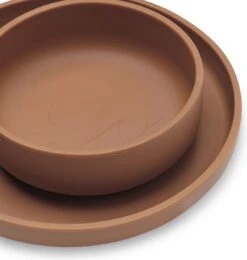 Jollein Kinderserviesset Siliconen 4-delig - Caramel