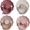 FRIGG Fopspeen Natuurrubber - Set Van 4 - Dusty Rose, Cotton Candy, Blush, Biscuit - Maat 2 - Leeftijd 6 Tot 18 Maanden -BIBS Shop 1146x1200 4