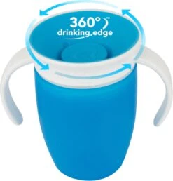 Munchkin Miracle 360 Trainer Cup/oefenbeker Blauw 25 Munchkin Miracle 360 Trainer Cup/oefenbeker Blauw -BIBS Shop 1147x1200 1