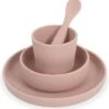 Jollein Kinderserviesset Siliconen 4-delig - Pale Pink 1 Jollein Kinderserviesset Siliconen 4-delig - Pale Pink -BIBS Shop 1153x1200