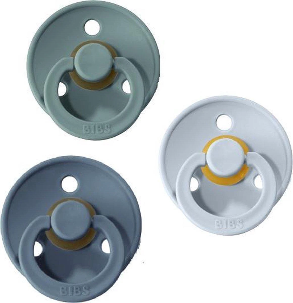 Bibs Fopspeen - Maat 2 6-18 Maanden - 3 Stuks - ISLAND SEA - BABYBLUE - PETROL 3 Bibs Fopspeen - Maat 2 6-18 Maanden - 3 Stuks - ISLAND SEA - BABYBLUE - PETROL