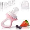Fruit Speen Baby & Peuter + 3 Siliconen Spenen In 3 Maten + 1 Baby Tandenborstel Gratis - Bijthulp Baby Fopspeen Speen Fruit Speen Plantaardige Pap Babyvoeding (Roze/Wit) 1 Fruit Speen Baby & Peuter + 3 Siliconen Spenen In 3 Maten + 1 Baby Tandenborstel Gratis - Bijthulp Baby Fopspeen Speen Fruit Speen Plantaardige Pap Babyvoeding (Roze/Wit) -BIBS Shop 1162x1200 2