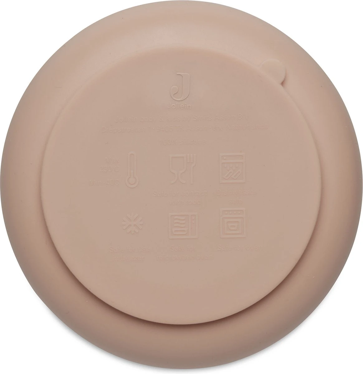 Jollein Kommetje Siliconen - Pale Pink 6 Jollein Kommetje Siliconen - Pale Pink - Afbeelding 4