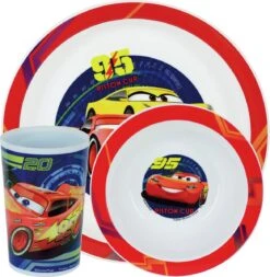 Kinder Ontbijt Set Disney Cars 3-delig Van Kunststof