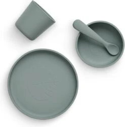 Jollein Kinderserviesset Siliconen 4-delig - Ash Green 19 Jollein Kinderserviesset Siliconen 4-delig - Ash Green -BIBS Shop 1174x1200 1