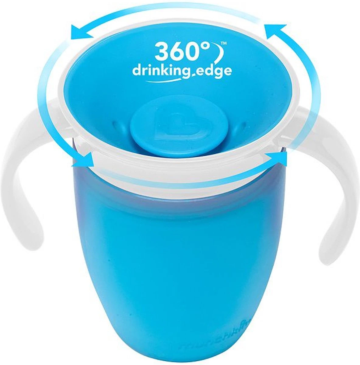 Munchkin Miracle 360 Trainer Cup/oefenbeker Blauw 17 Munchkin Miracle 360 Trainer Cup/oefenbeker Blauw - Afbeelding 15