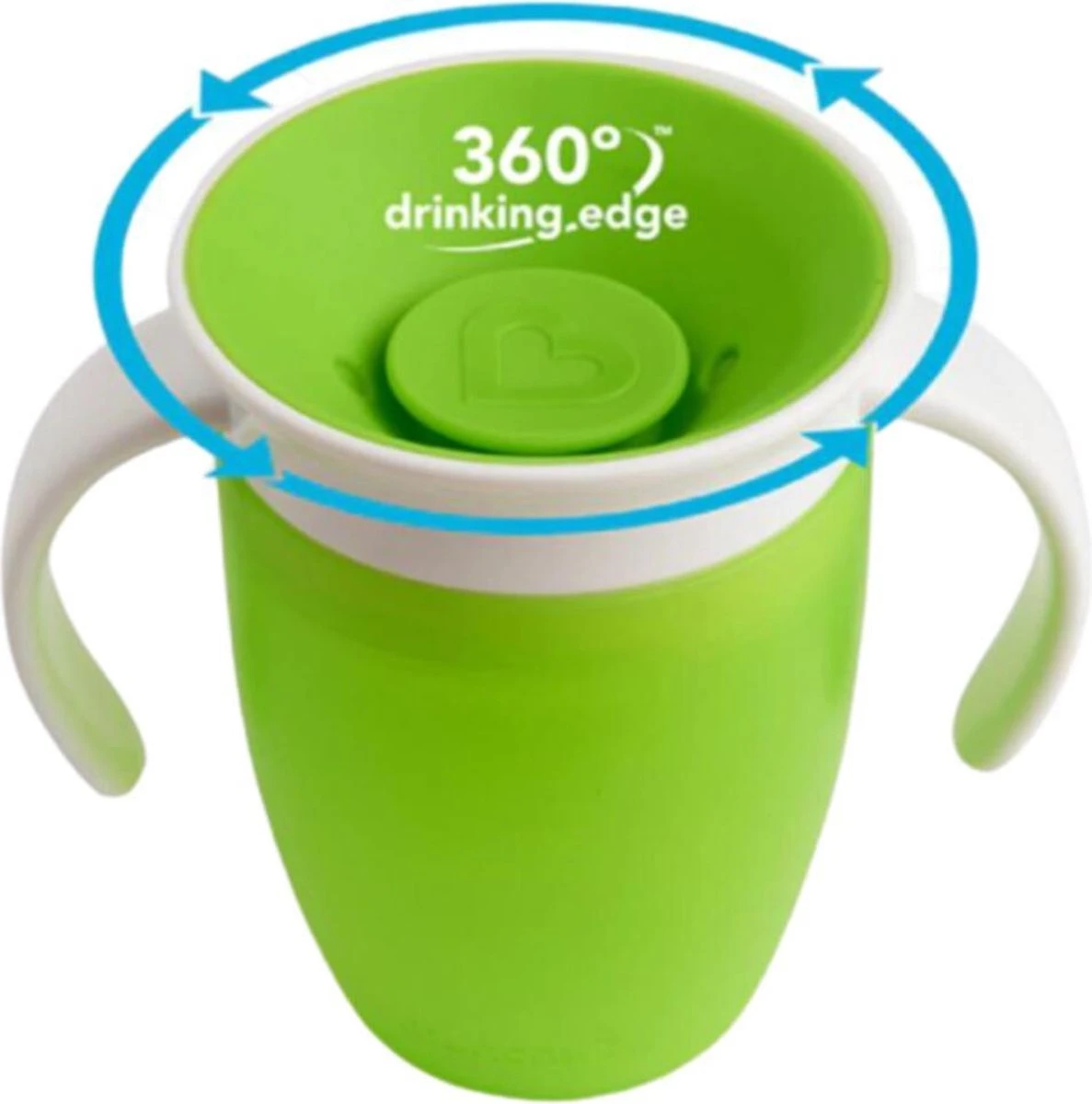 Munchkin Miracle Drinkbeker 360 Trainer Cup Groen 15 Munchkin Miracle Drinkbeker 360 Trainer Cup Groen - Afbeelding 13