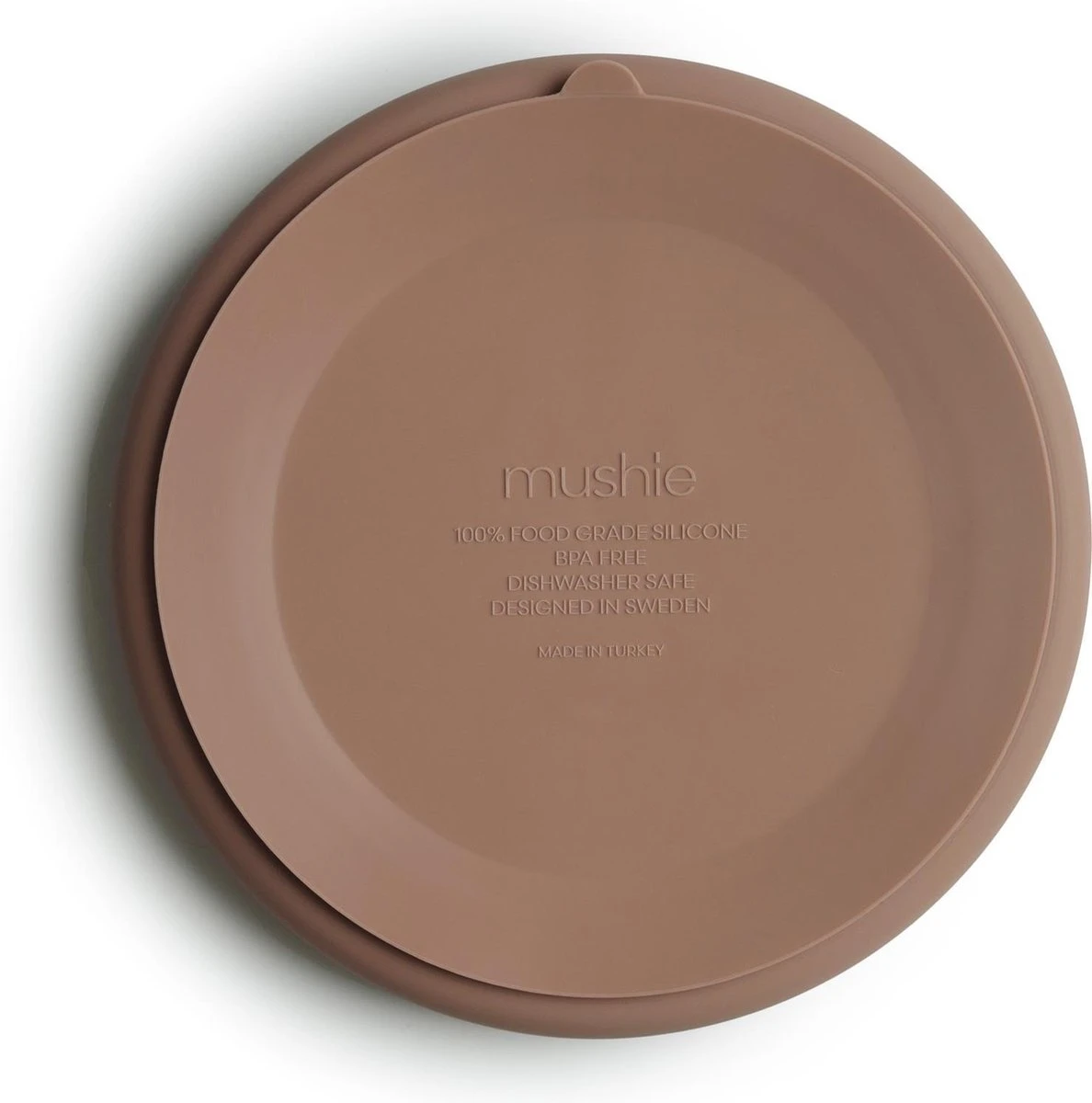 Mushie Siliconen Bord Met Zuignap|Natural|Bpa Free|Plate|Kinderservies 6 Mushie Siliconen Bord Met Zuignap|Natural|Bpa Free|Plate|Kinderservies - Afbeelding 4