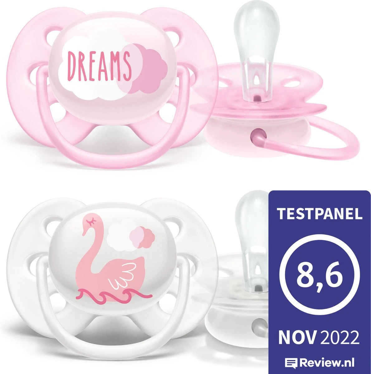 Philips Avent Ultra Soft SCF222/02 - Fopspeen - 0-6 Maanden - 2 Stuks 4 Philips Avent Ultra Soft SCF222/02 - Fopspeen - 0-6 Maanden - 2 Stuks - Afbeelding 2