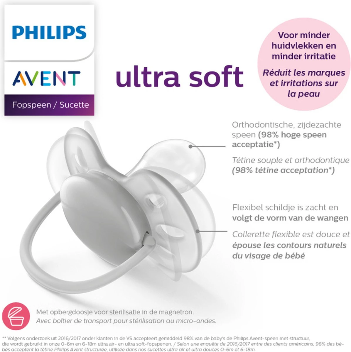 Philips Avent Ultra Soft SCF222/02 - Fopspeen - 0-6 Maanden - 2 Stuks 12 Philips Avent Ultra Soft SCF222/02 - Fopspeen - 0-6 Maanden - 2 Stuks - Afbeelding 10