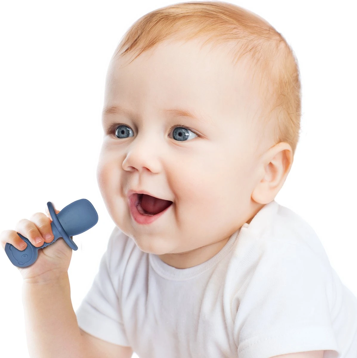 JU&MP Kinderbestek - Baby - 2 Baby Lepeltjes En Vorkjes - Baby Bestek - BPA-Vrij - Blauw Grijs 5 JU&MP Kinderbestek - Baby - 2 Baby Lepeltjes En Vorkjes - Baby Bestek - BPA-Vrij - Blauw Grijs - Afbeelding 3