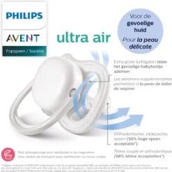Philips Avent Ultra Air-fopspeen SCF080/01 - Fopspeen - 0-6 Maanden - 2 Stuks 27 Philips Avent Ultra Air-fopspeen SCF080/01 - Fopspeen - 0-6 Maanden - 2 Stuks -BIBS Shop 1198x1200 10