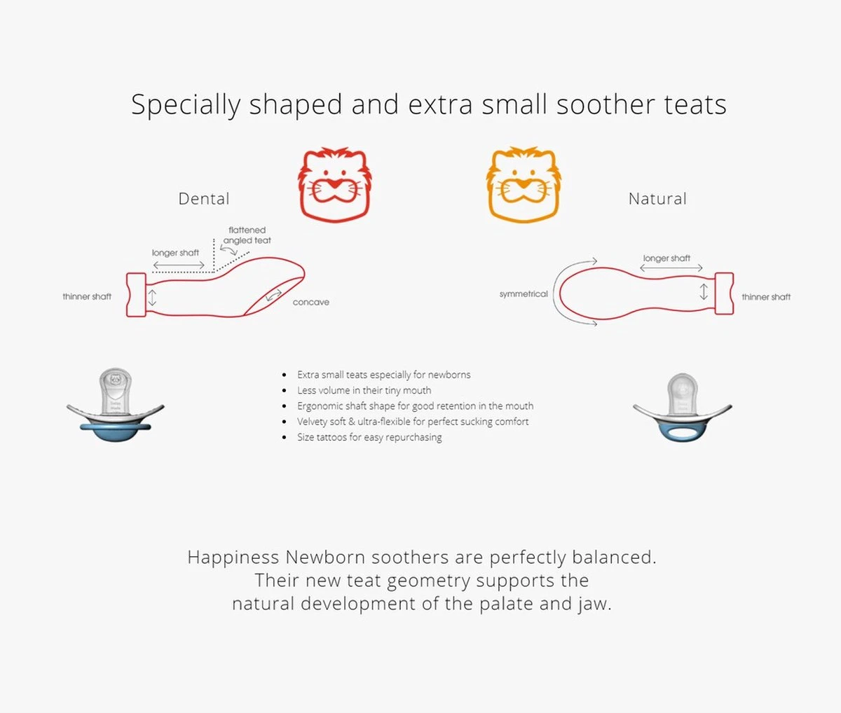 Bibi Happiness Play With Us Martiem Dental Fopspeen 16 Maanden - Zeesterren / Wit 5 Bibi Happiness Play With Us Martiem Dental Fopspeen 16 Maanden - Zeesterren / Wit - Afbeelding 3