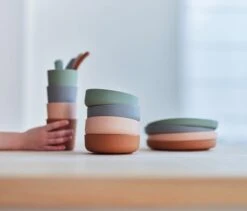 Jollein Kinderserviesset Siliconen 4-delig - Ash Green 27 Jollein Kinderserviesset Siliconen 4-delig - Ash Green -BIBS Shop 1200x1025