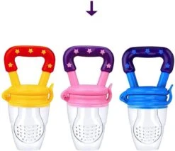 2x Fruitspeen Kinderbestek - Speen Babyvoeding Roze/Paars -BIBS Shop 1200x1033 1