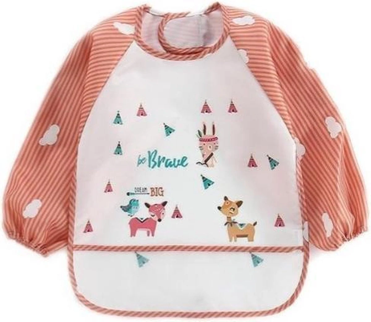 Merkloos Slabbetje - Kinderslab - Slab Met Mouwen - Waterdichte Slab - Set Van 3 Stuks 8 Merkloos Slabbetje - Kinderslab - Slab Met Mouwen - Waterdichte Slab - Set Van 3 Stuks - Afbeelding 6