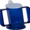 HandyCup Met Deksel - Drinkbeker Met 2 Handgrepen - Blauw - 200ml -BIBS Shop 1200x1054 4