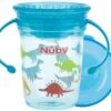 Nûby - Drinkbeker - 360° Wonder Cup Met Handvatten In Tritan™ - Aqua - 240ml - 6m+ 1 Nûby - Drinkbeker - 360° Wonder Cup Met Handvatten In Tritan™ - Aqua - 240ml - 6m+ -BIBS Shop 1200x1067 1