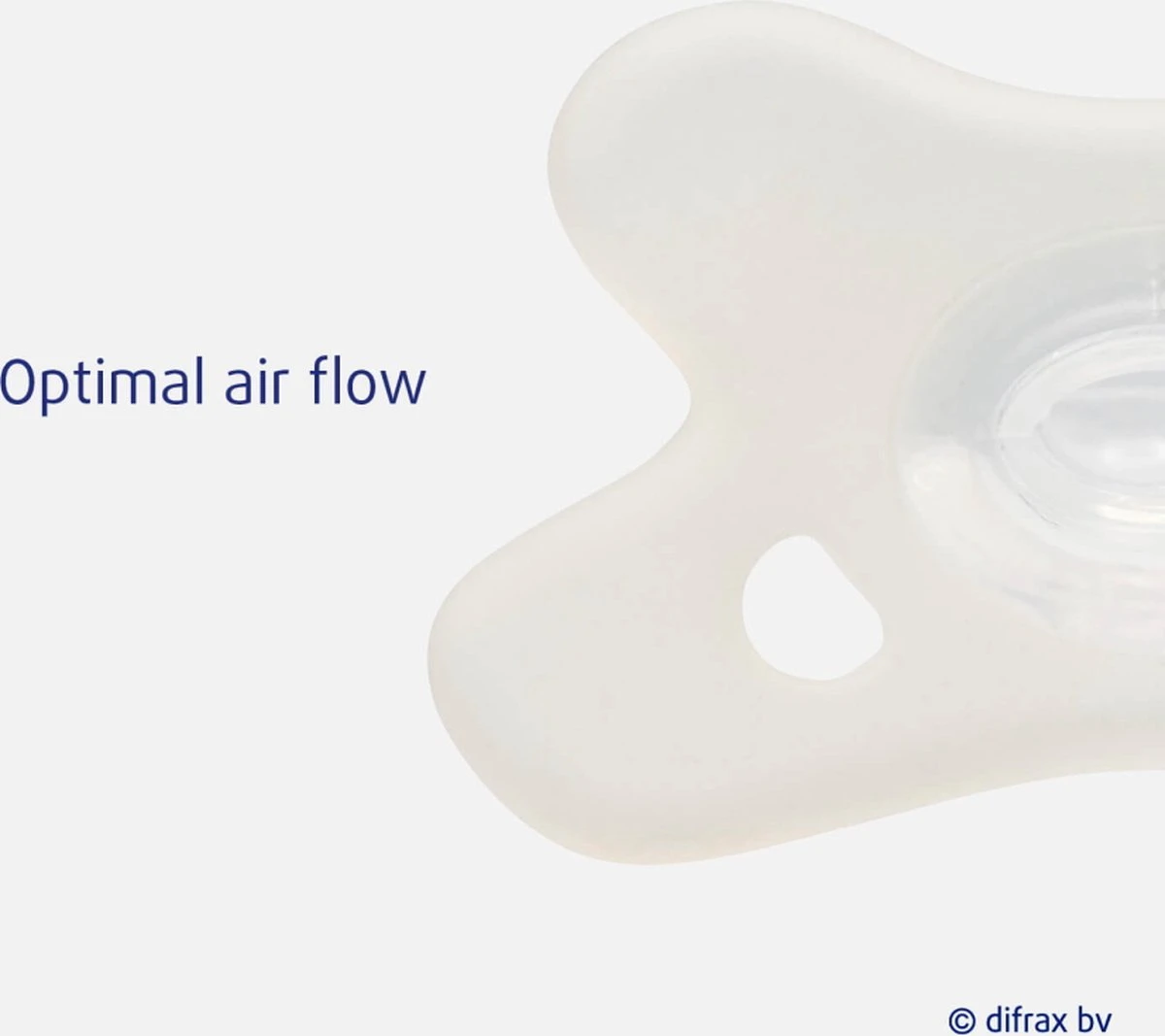 Difrax Natural 0-6 Mnd Siliconen Blossom/Wit Fopspeen 2 Stuks 120-SI123B03 4 Difrax Natural 0-6 Mnd Siliconen Blossom/Wit Fopspeen 2 Stuks 120-SI123B03 - Afbeelding 2