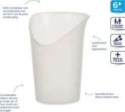 Difrax Oefen Drinkbeker - Wit -BIBS Shop 1200x1072 1