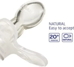 Difrax Fopspeen - Natural - 20+ Maanden - Glow In The Dark -BIBS Shop 1200x1085