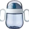 Mepal Mio – Antilekbeker 200 Ml – Gegarandeerd Lekvrij – Deep Blue – Kan Tegen Een Stootje – Drinkbeker Voor Kinderen – Oefenbeker