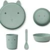Liewood - Kinderserviesset Brody Junior (4 Delig) - Kinderserviesset - Rabbit Peppermint 1 Liewood - Kinderserviesset Brody Junior (4 Delig) - Kinderserviesset - Rabbit Peppermint -BIBS Shop 1200x1101